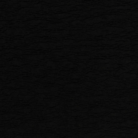 Polyester Stretch Crepe Fabric, 250 gsm — Black, ref EF-235825