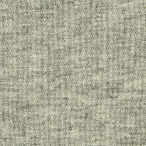 Heather Grey Marl Jersey Knit, Cotton-Poly, 140 gsm, 175 cm