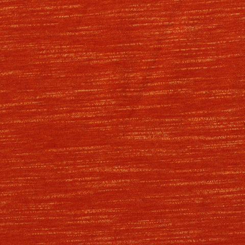 Cotton Polyester Stretch Jersey Knit Fabric, 160 gsm, 170 cm — Orange