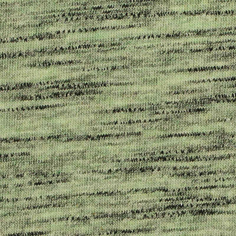 Light Green Marl Knit, Cotton-Poly