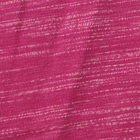 Fuchsia Marl Jersey Knit, Cotton-Poly