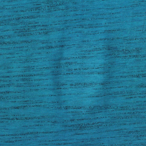 Teal Marl Knit, Cotton-Poly, 160 gsm, 177 cm