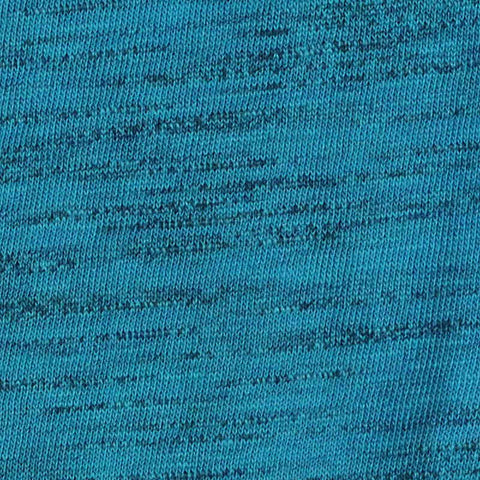 Teal Marl Knit, Cotton-Poly, 160 gsm, 177 cm