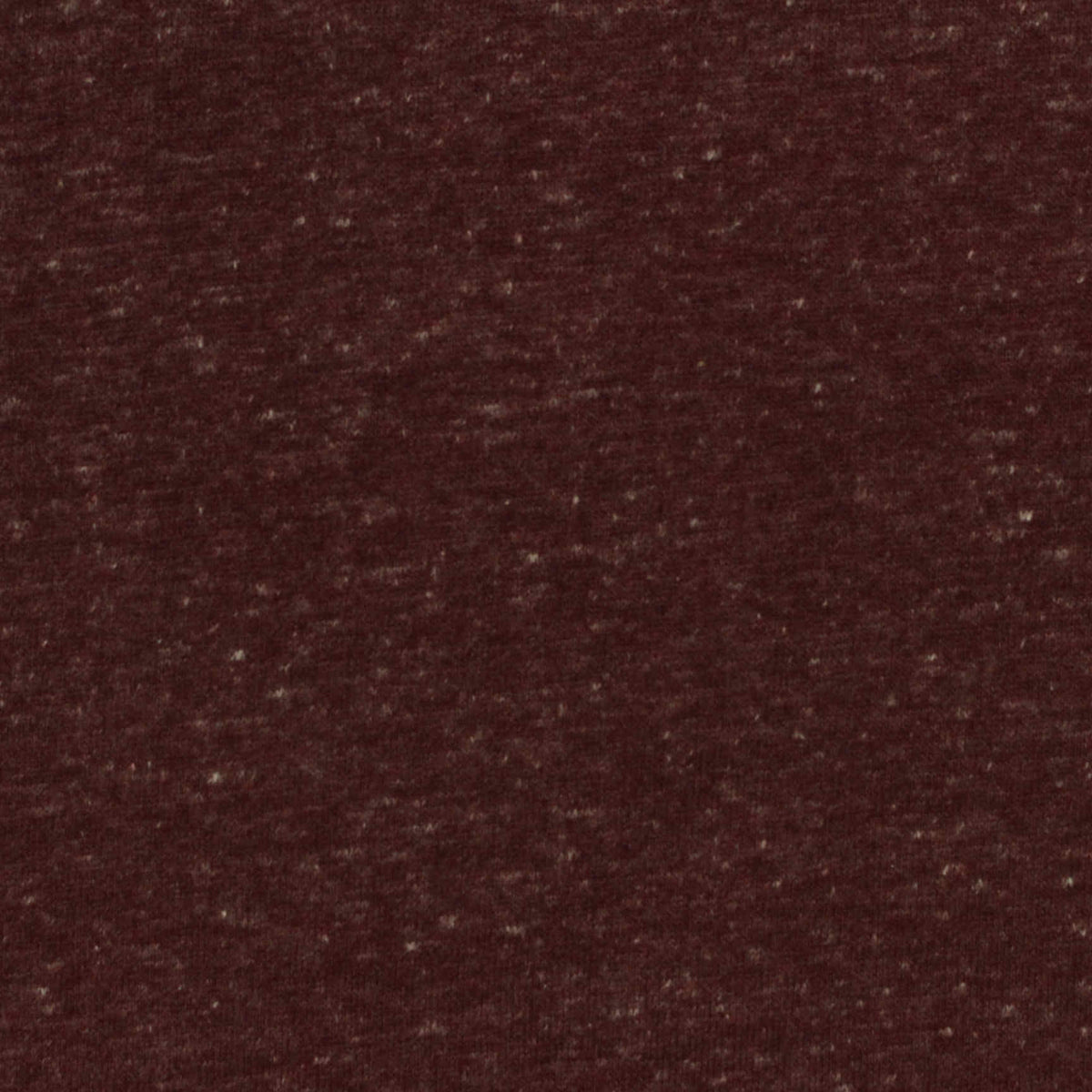 Dark Red-Brown Marl Jersey Knit, Poly-Cotton