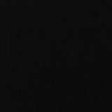 Cotton Modal Rib Knit Fabric, 355 gsm, 124 cm — Black