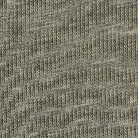 Heather Grey Marl Rib Knit, Polyester, 300 gsm