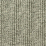 Heather Grey Marl Rib Knit, Poly-Cotton — texture