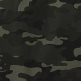 Dark Green Camo Interlock Knit, Nylon-Spandex