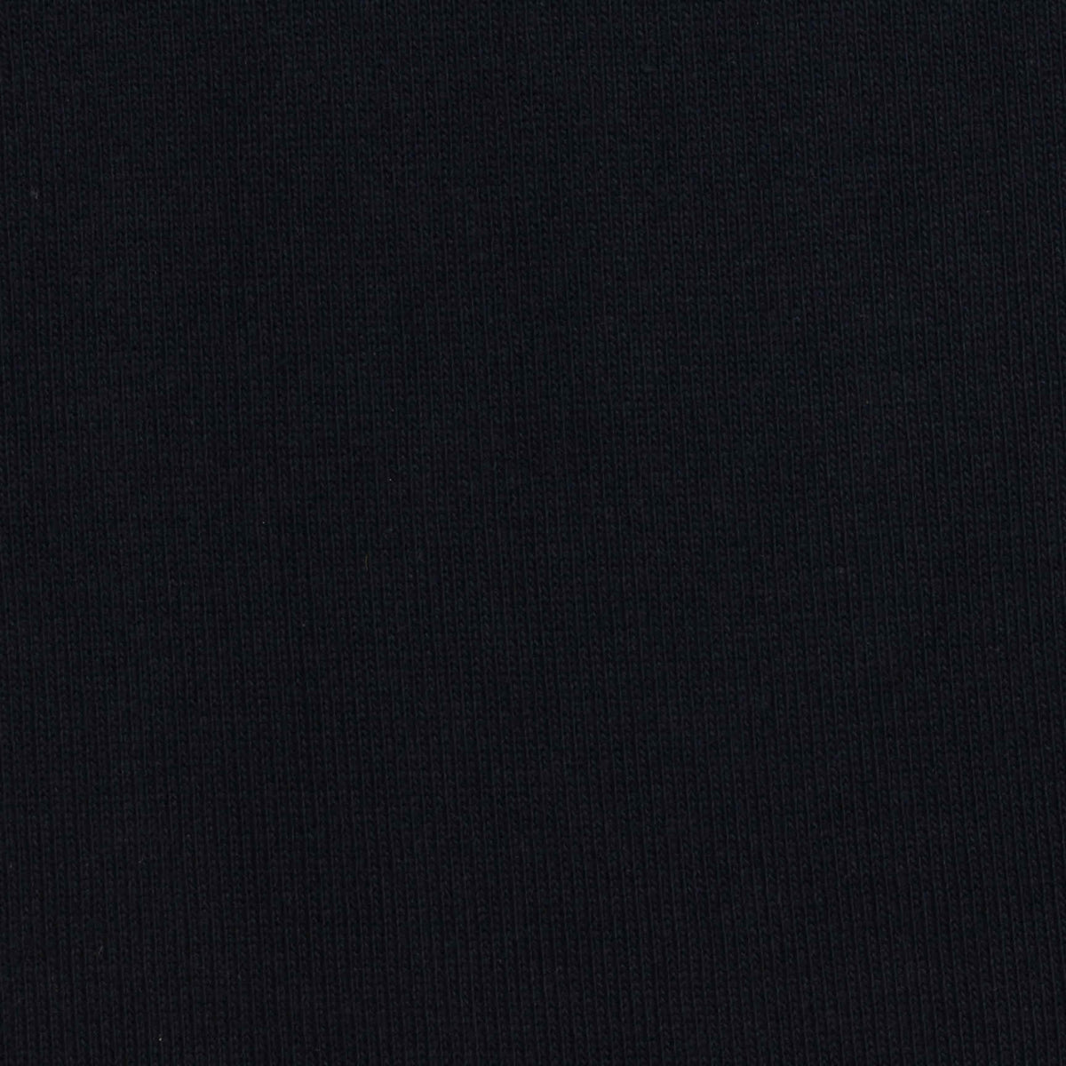 Cotton Polyester Rib Knit Fabric, 451 gsm, 165 cm — Black