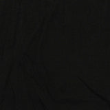 100% Polyester Knit Fabric, 90 gsm, 167 cm — Black