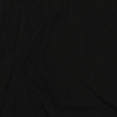 100% Polyester Knit Fabric, 90 gsm, 167 cm — Black