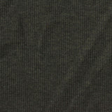 Dark Green Heathered-Marl Rib Knit, Poly-Cotton
