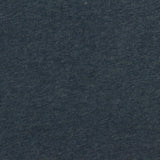 Dark Blue Marl Rib Knit, Cotton-Poly