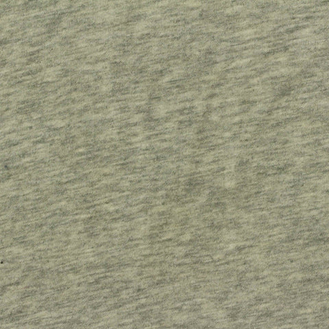 Light Grey Marl Jersey Knit, Poly-Cotton, 163 gsm