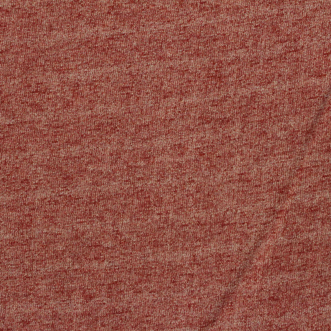 Red Marl Interlock Knit, Cotton-Poly