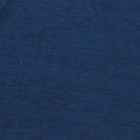 Blue Marl Jersey Knit, Cotton-Poly, 160 gsm, 177 cm