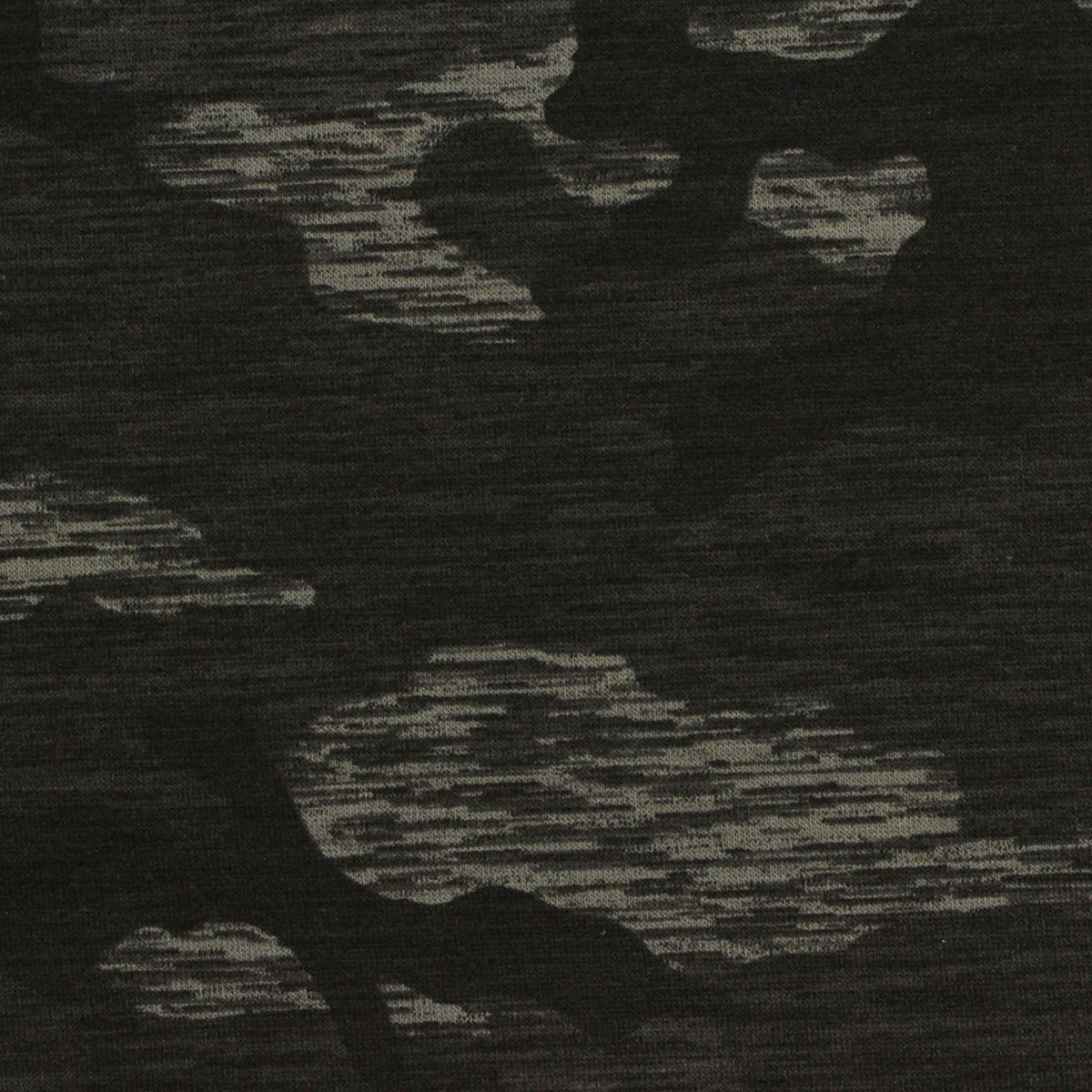 Dark Grey Camo French Terry, Poly-Modal, 245 gsm, 165 cm