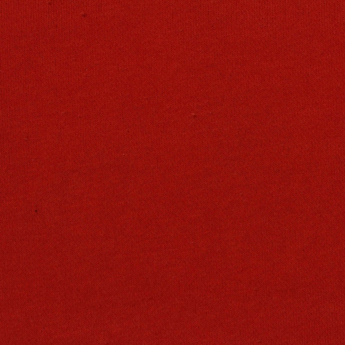 Brushed Cotton Polyester French Terry Fabric, 240 gsm, 177 cm — Red