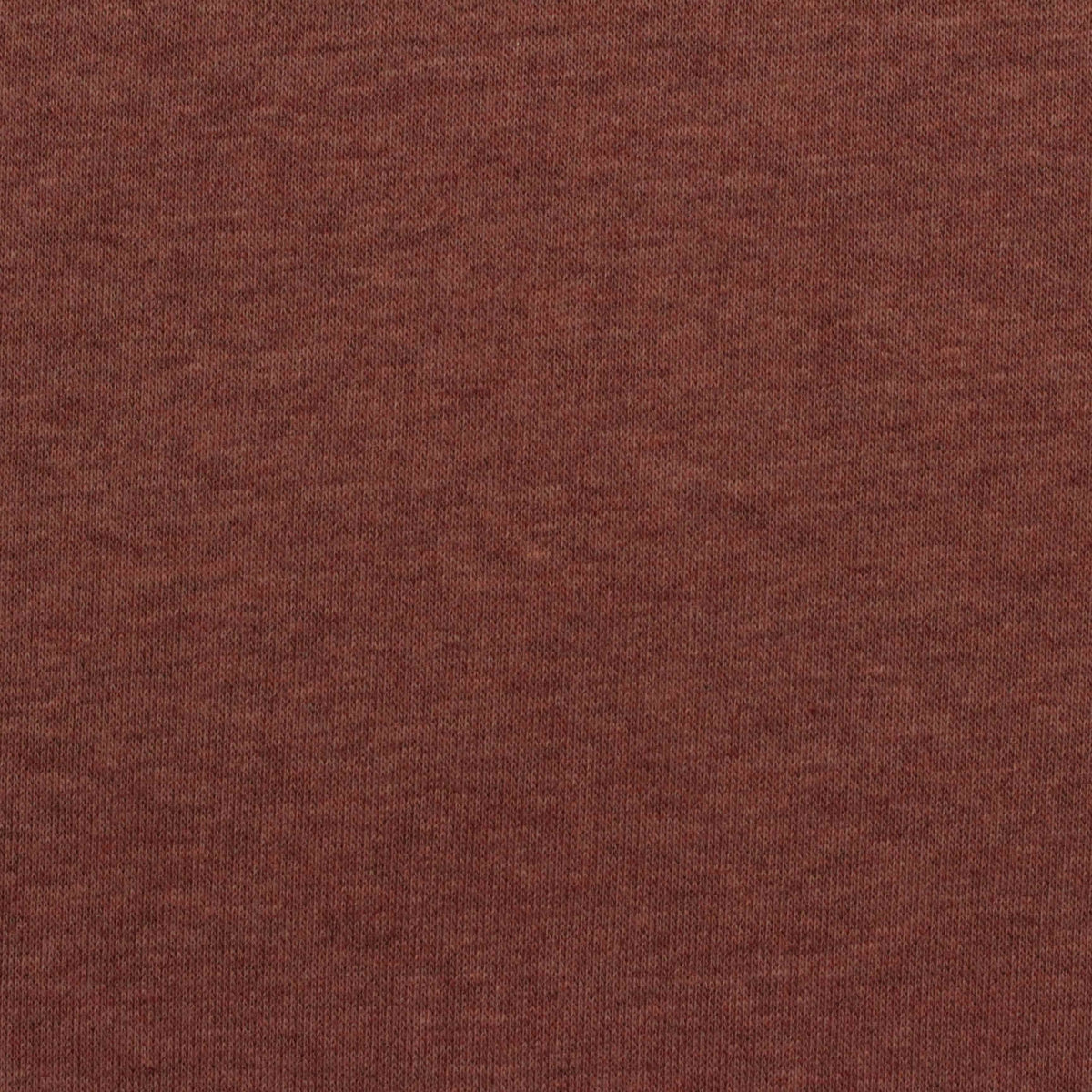 Brown Marl French Terry, Cotton-Poly, 270 gsm