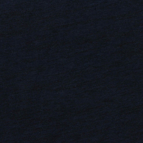 Dark Blue Marl Jersey Knit, Cotton-Poly, 252 gsm