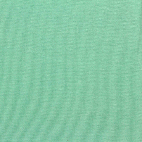 Cotton Polyester Rib Knit Fabric, 180 gsm, 165 cm — Green