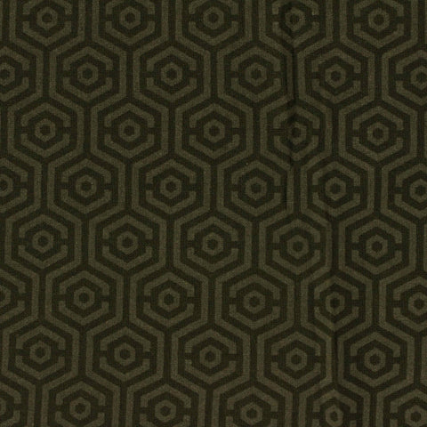 Dark Green Tone-on-Tone Jersey Knit, Poly-Tencel Lyocell