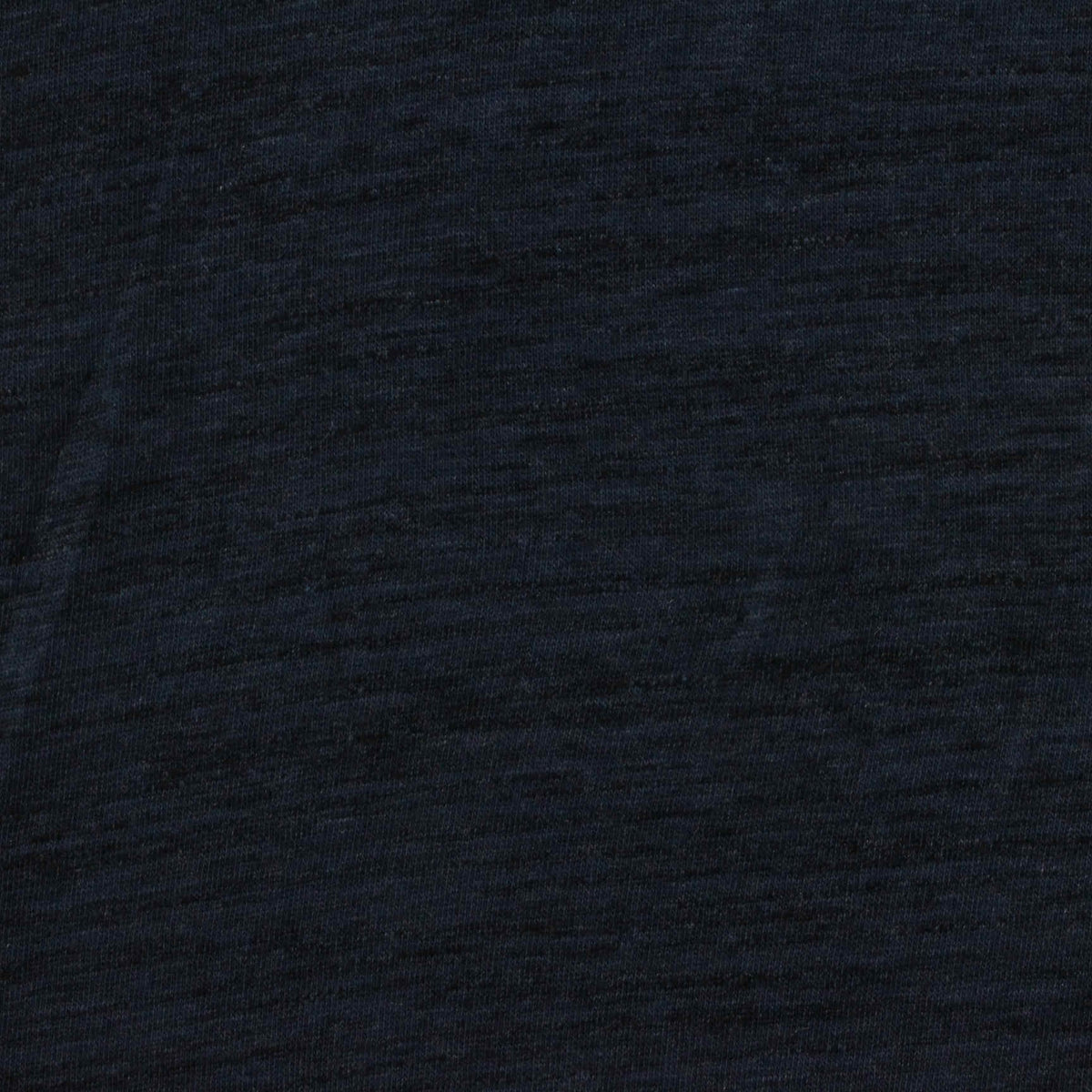 Dark Blue Heathered-Marl Jersey Knit, Poly-Cotton