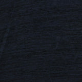 Dark Blue Heathered-Marl Jersey Knit, Poly-Cotton