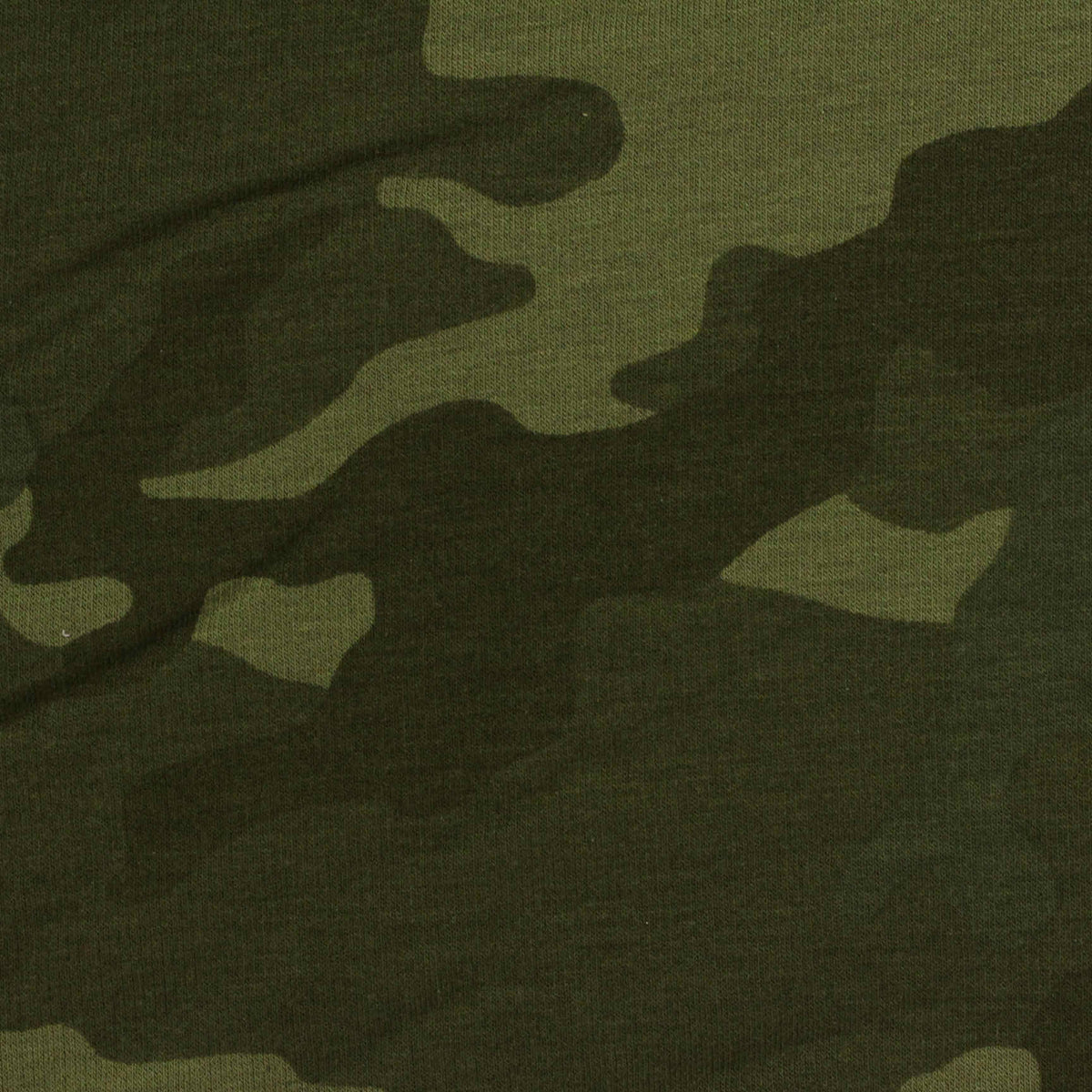 Green Camo French Terry, Poly-Modal