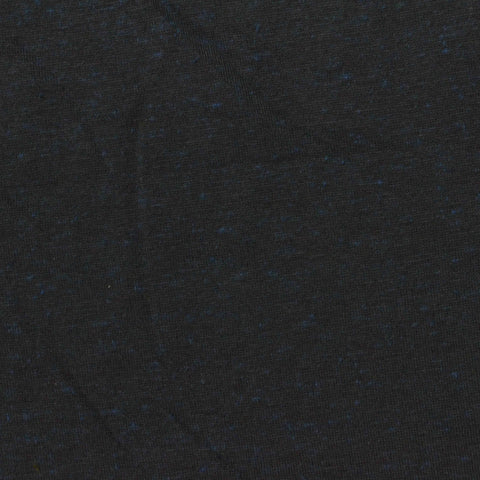 Dark Grey Flecks Jersey Knit, Poly-Cotton