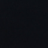 Polyester Cotton Rib Knit Fabric, 240 gsm, 165 cm — Black