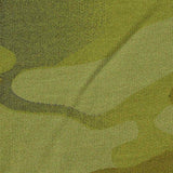 Printed Brushed Polyester Modal Stretch French Terry Fabric, 245 gsm, 165 cm — Green — texture