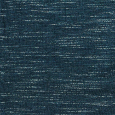 Cotton Polyester Stretch Jersey Knit Fabric, 160 gsm, 172 cm — Navy, ref EF-236073