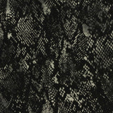 Black Snakeskin French Terry, Poly-Modal