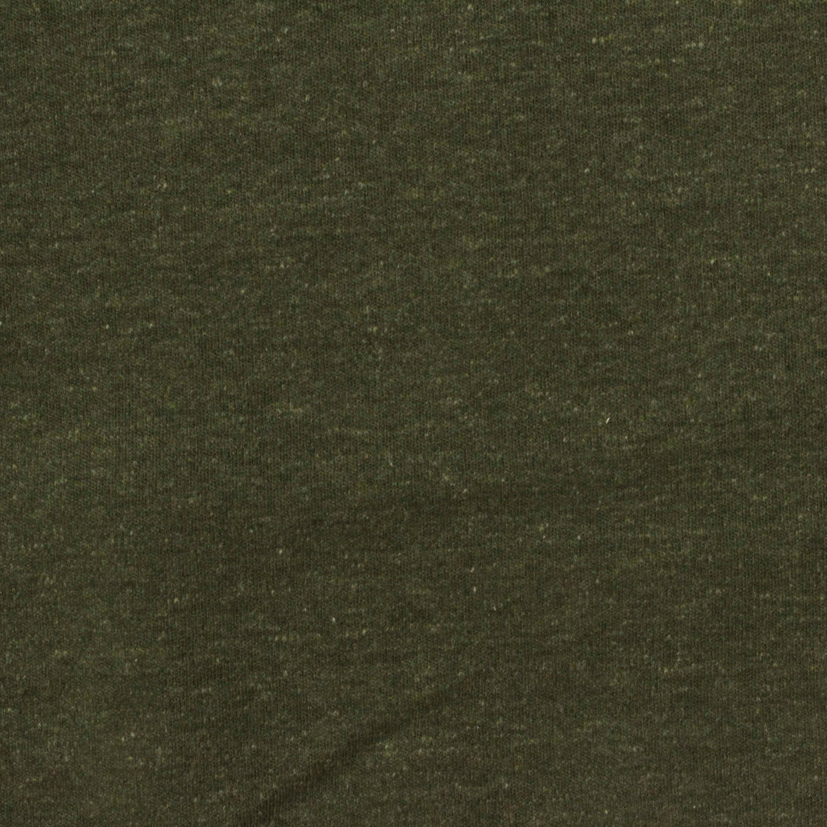 Dark Green Heather Interlock Knit, Cotton