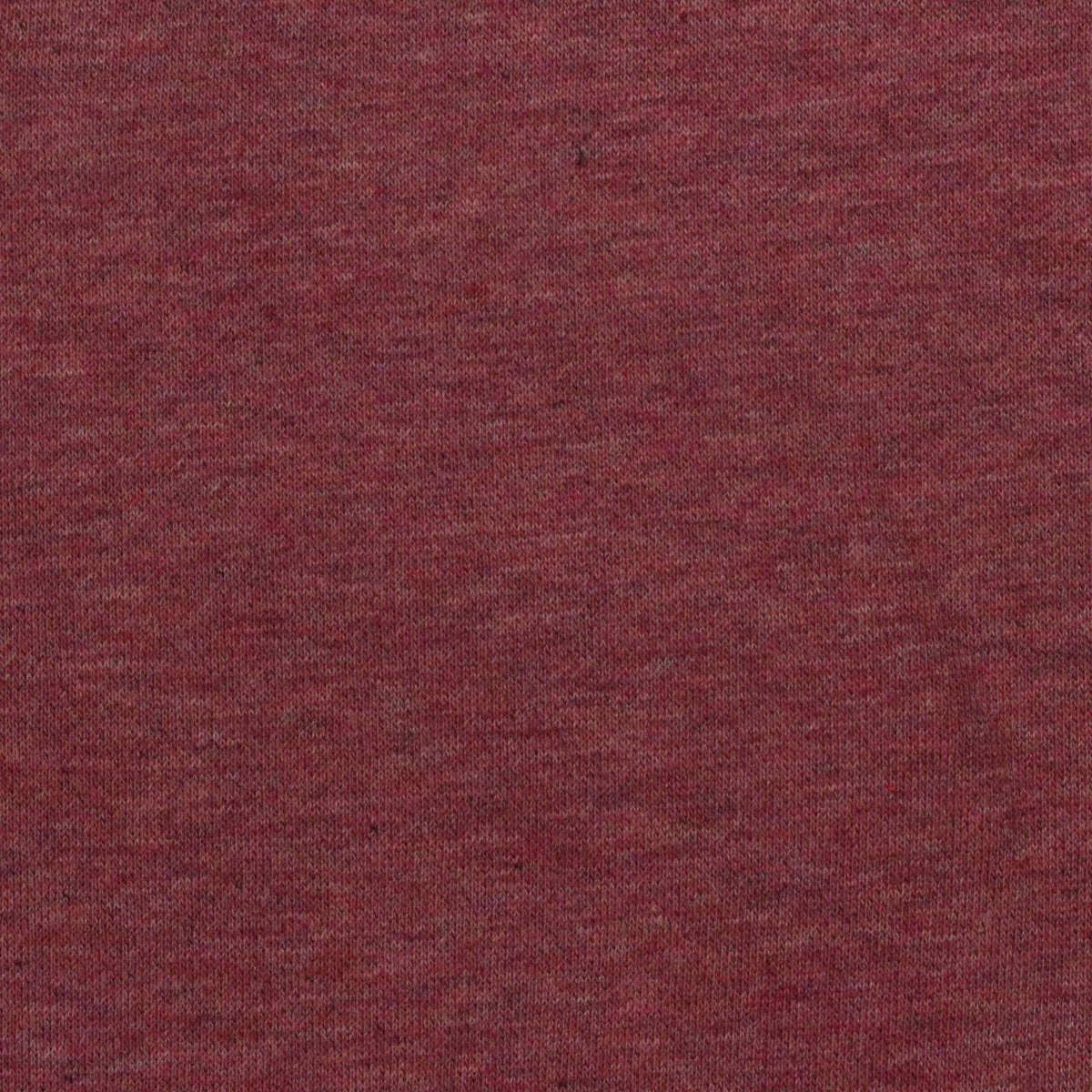 Brown Marl French Terry, Cotton-Poly, 260 gsm