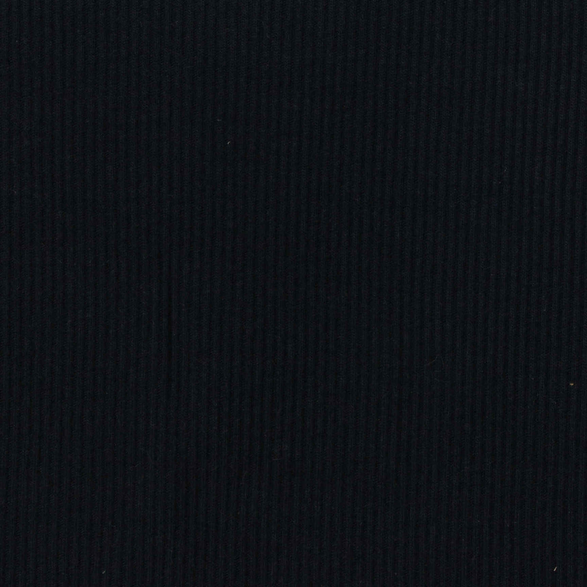 Black Rib Knit, Cotton-Poly