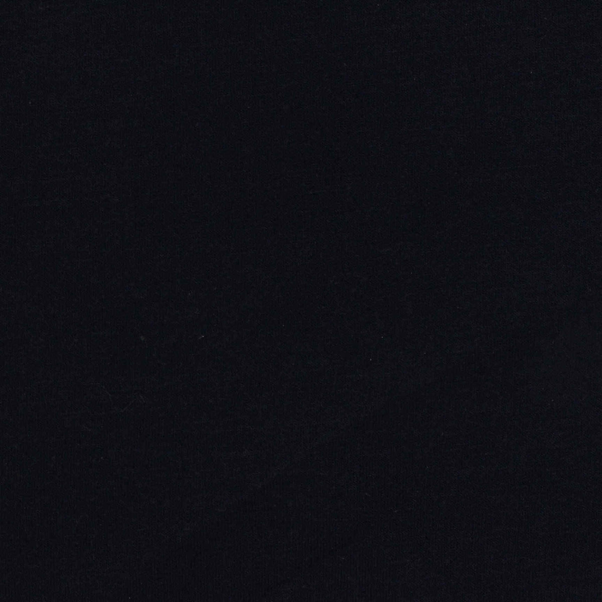 Brushed Polyester Modal Stretch French Terry Fabric, 245 gsm, 160 cm — Black