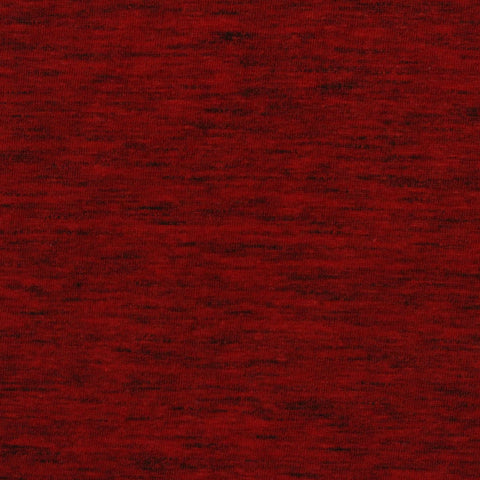 Cotton Polyester Stretch Jersey Knit Fabric, 160 gsm, 175 cm — Red