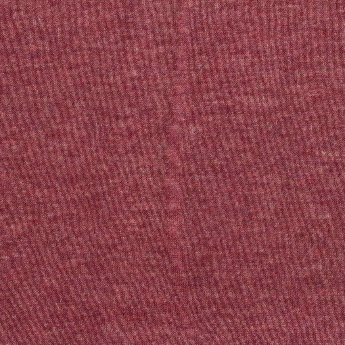 Red Marl French Terry, Cotton-Poly, 240 gsm, 154 cm