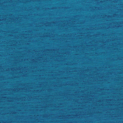 Teal Marl Knit, Cotton-Poly, 160 gsm, 170 cm
