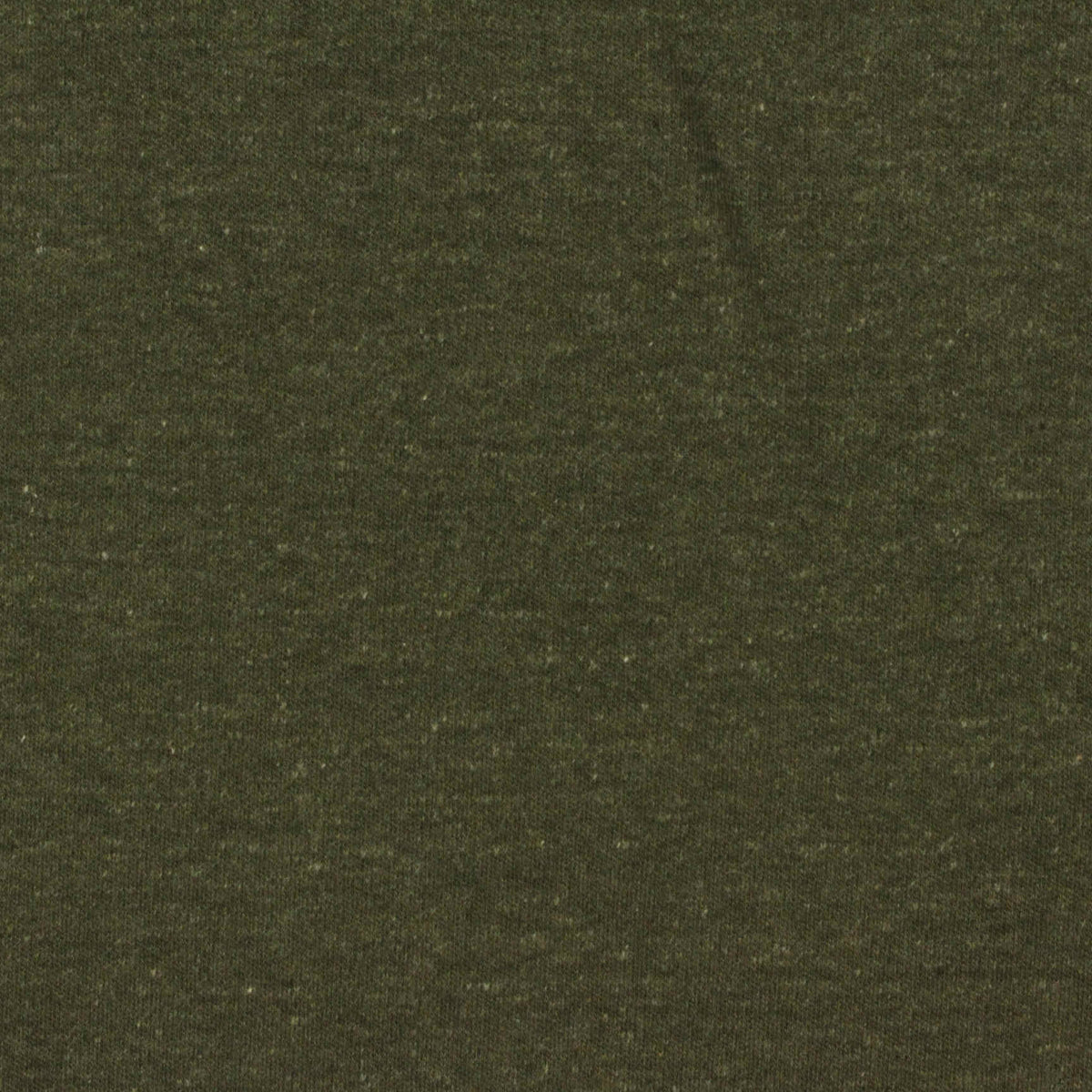 Dark Green Marl Interlock Knit, Cotton