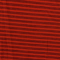 Red Horizontal-Stripe Jersey Knit, Polyester, 140 gsm