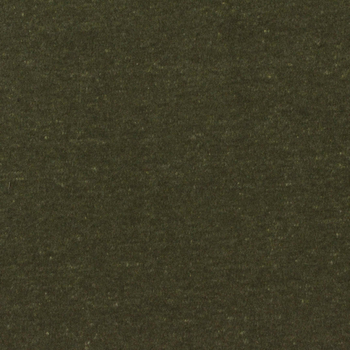 Olive Marl Interlock Knit, Cotton-Poly
