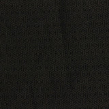Black Tone-on-Tone Interlock Knit, Poly-Cotton