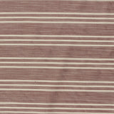 Striped Polyester Stretch Jersey Knit Fabric, 140 gsm, 157 cm — Brown