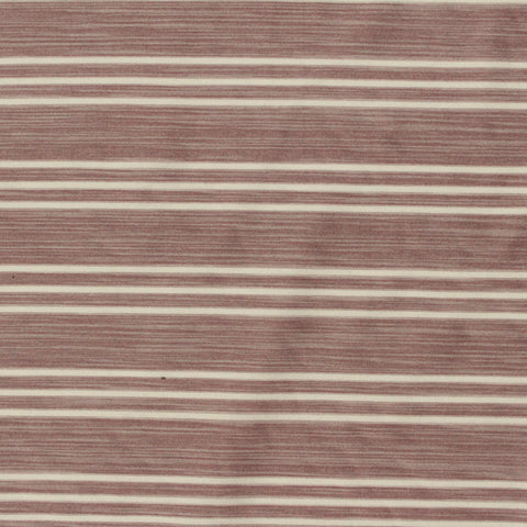 Striped Polyester Stretch Jersey Knit Fabric, 140 gsm, 157 cm — Brown