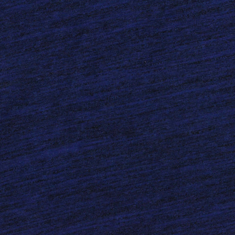 Blue Marl Jersey Knit, Cotton-Poly