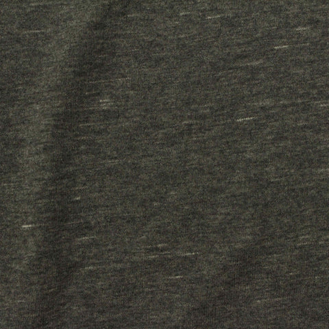 Dark Grey Marl Jersey Knit, Cotton, 176 gsm