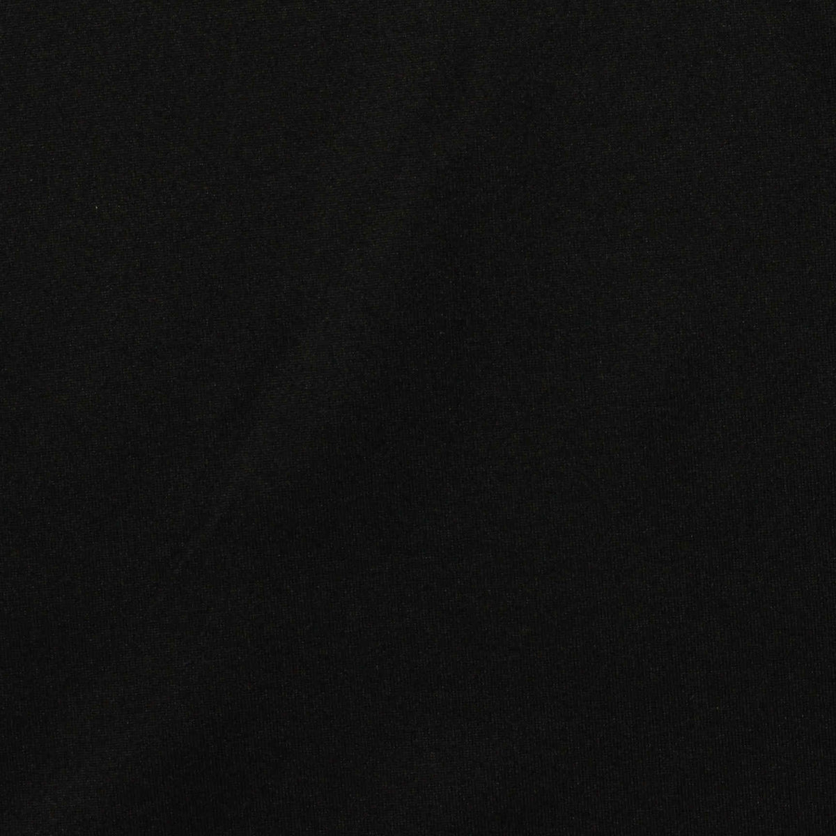 Brushed Polyester Stretch Jersey Knit Fabric, 280 gsm, 175 cm — Black